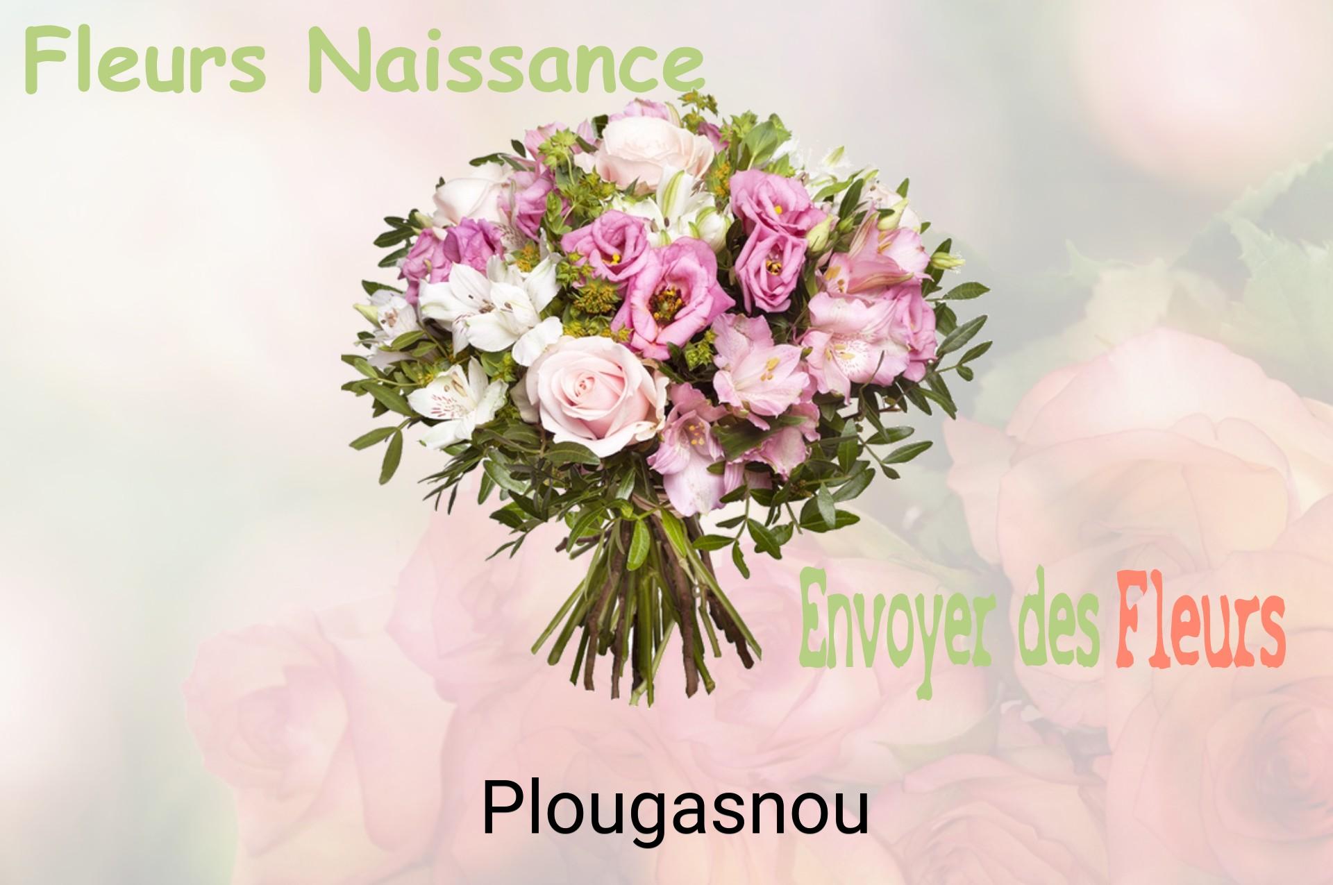 Bouquet de fleurs de naissance livré à Plougasnou